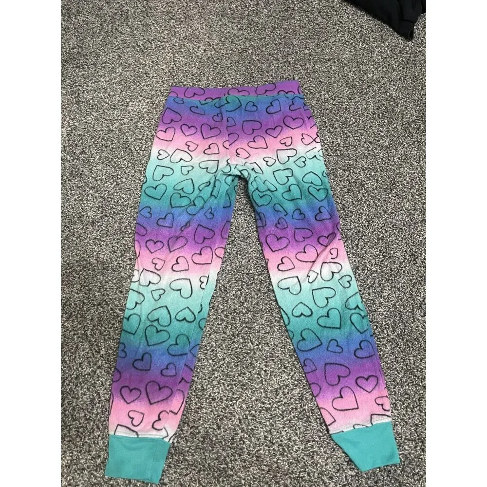 SO Perfectly Soft Hearts Print Pajama Pants 7/8 Girl's